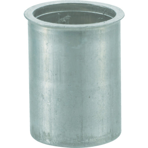 TRUSCO Crimp Nut Thin Head Aluminum Plate Thickness 4.0 M8 x 1.25 500 Pieces TBNF-8M40A-C 1 Box