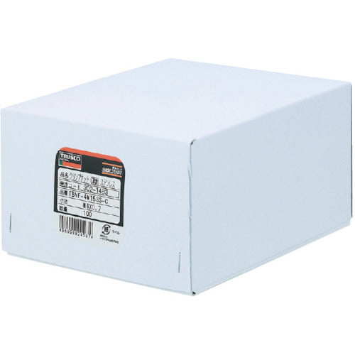 TRUSCO Crimp Nut Thin Head Aluminum Plate Thickness 4.0 M8 x 1.25 500 Pieces TBNF-8M40A-C 1 Box