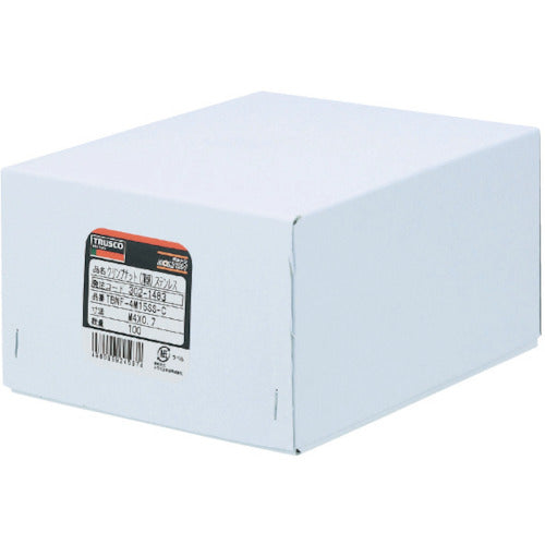 TRUSCO Crimp Nut Thin Head Aluminum Plate Thickness 4.0 M8 x 1.25 500 Pieces TBNF-8M40A-C 1 Box