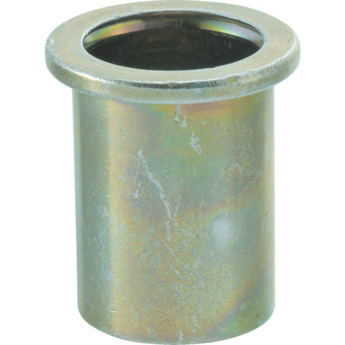 ＴＲＵＳＣＯ　クリンプナット平頭ステンレス　板厚２．５　Ｍ１０Ｘ１．５　１００入　TBN-10M25SS-C　1 箱