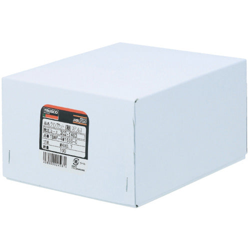 TRUSCO 크림프 너트 평두 알루미늄 판 두께 2.5 M8X1.25 500개입 TBN-8M25A-C 1 상자