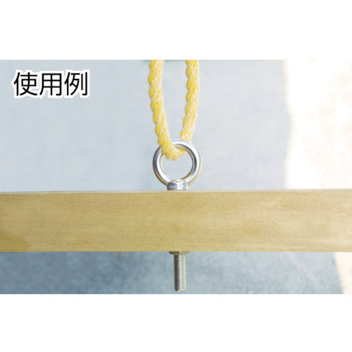 TRUSCO 스테인리스 고리가 달린 롱 아이볼트 단조제 M10 (1개=1봉) TLTF-10M 1개