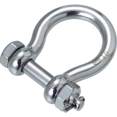 TRUSCO Stainless Steel Bolt-on Otafuku Shackle (1 piece = 1 bag) TOBS-10 1 piece