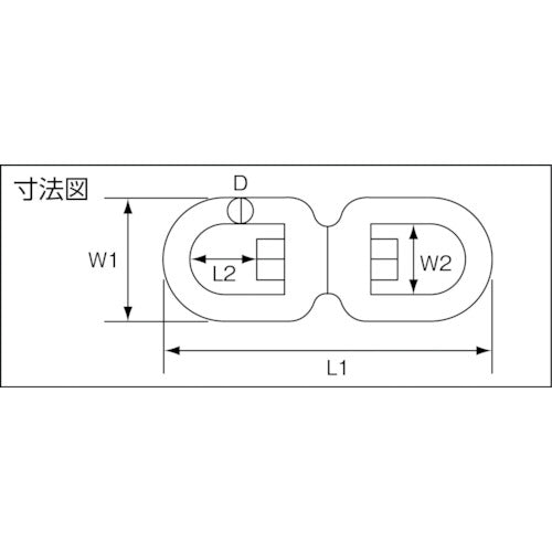 TRUSCO Stainless Steel Swivel Wire Diameter 6mm TRMS-6 1 pc