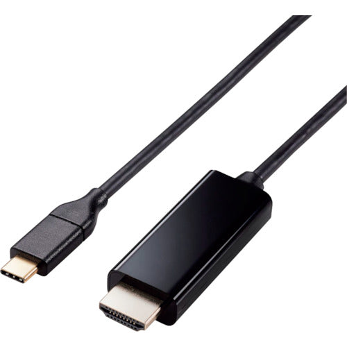 ELECOM Video Conversion Cable USB Type-C-HDMI Mirroring Compatible 60Hz 2.0m Black MPA-CHDMI20BK 1 Piece