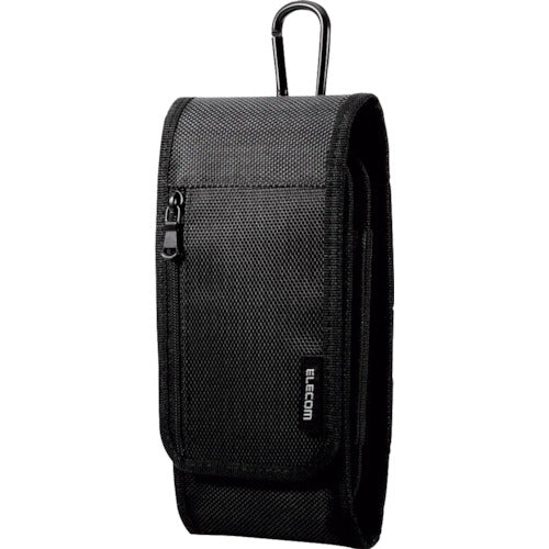 ELECOM 스마트 폰용 운반 파우치 3 WAY 장착 더블 포켓 S 사이즈 블랙 P-04CC2BK 1 개