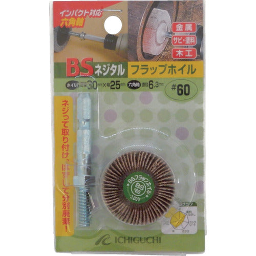 BS Nejital-Flap Wheel (Hexagonal Shaft) 50X25/6.3 #120 50508 1 pc