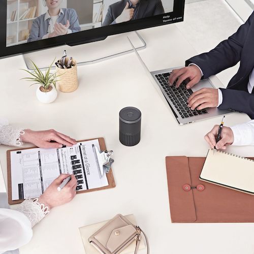 ELECOM Conference Speakerphone Noise Reduction Wired (USB-A) Bluetooth Black LBT-SP02BK 1 unit