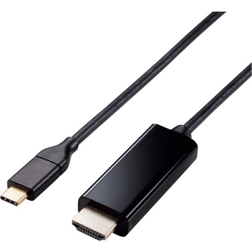 ELECOM Video Conversion Cable USB Type-C-HDMI Mirroring Compatible 60Hz 1.0m Black MPA-CHDMI10BK 1 Piece