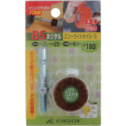 BS Nejital-Skolite Wheel (Hexagonal Shaft) 30X25/6.3 #180 80507 1 pc