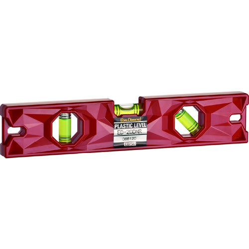 에비스 다이아몬드 경사계 플라스틱 레벨 레드 ED-20DMR 1개