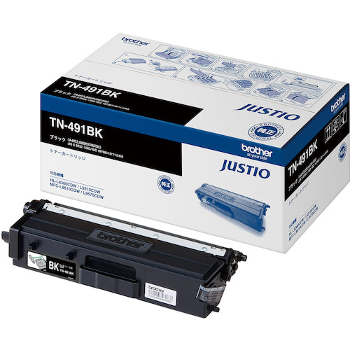 Brother Toner Cartridge TN-491 Black TN-491BK 1 pc
