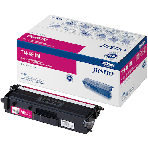Brother Toner Cartridge TN-491 Magenta TN-491M 1 pc