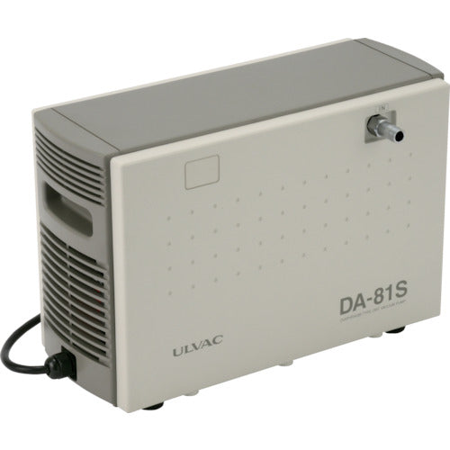 ＵＬＶＡＣ　単相１００Ｖ　ダイアフラム型ドライ真空ポンプ　全幅１８１ｍｍ　DA-81S　1 台