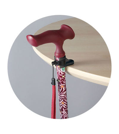 Walking stick holder C type / WB5101 22mm Black 1 piece