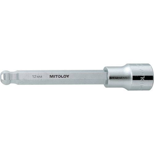 MITOLOY 1/2 Hex Socket Ball Point Long 6mm 406BHTL 1 pc