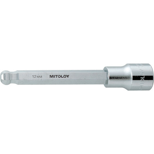 MITOLOY 1/2 Hex Socket Ball Point Long 8mm 408BHTL 1 pc