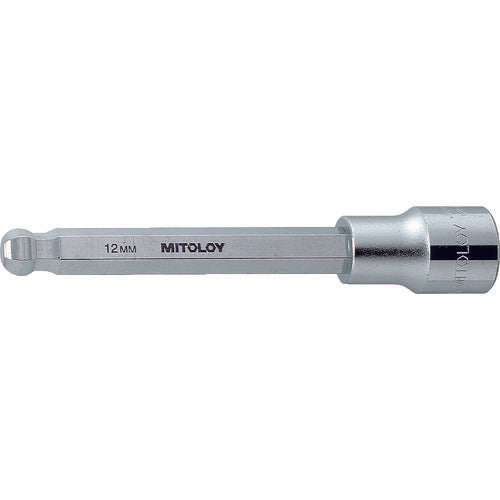 MITOLOY 1/2 Hex Socket Ball Point Long 12mm 412BHTL 1 pc