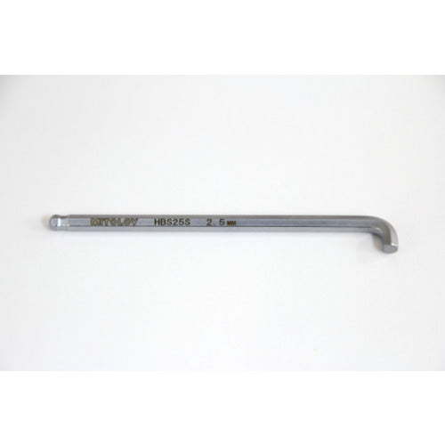 MITOLOY L-shaped hollow wrench ball point stubby short 2.5mm HBS25S 1 piece