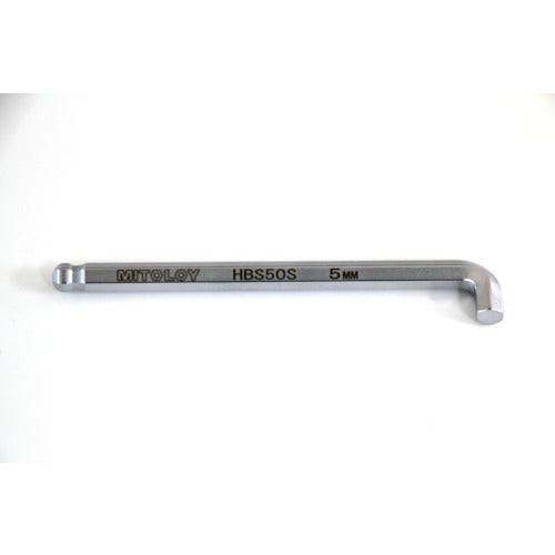 MITOLOY L-shaped hollow wrench ball point stubby short 5mm HBS50S 1 piece
