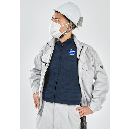 TRUSCO 캠페인 냉각 슈트 "콜드 캐리" 칠러 호스 베스트 세트 S 사이즈 + 5M 연장 케이블 RCS-100SET-S-CP 1 S