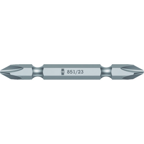 Wera Double-ended Driver Bit 851/23 Plus 2 Tip Total Length 65mm 135706 1 pc