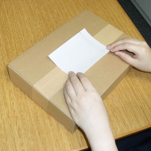 パピルス　デリバリーパック　Ａ７サイズ用　９５×１４０　１００枚入　全面糊　PA-017T　1 PK