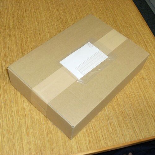 パピルス　デリバリーパック　Ａ７サイズ用　９５×１４０　１００枚入　全面糊　PA-017T　1 PK