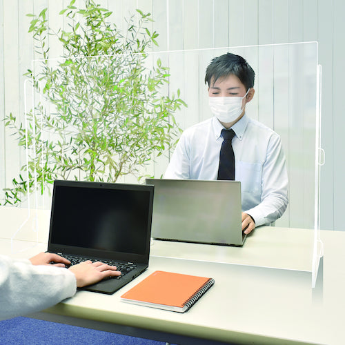 マグエックス　高さ調節式卓上アクリルパーテーション　Ｌ　APX-L　1 箱