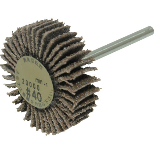 야나세 축 부착 플랩 휠 30x10x3 #40 UF301033 10개