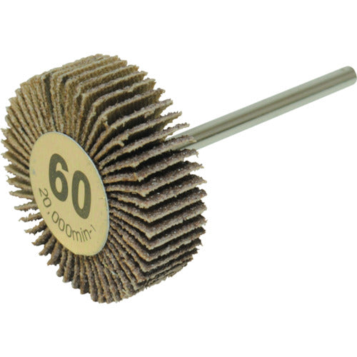 야나세 축 부착 플랩 휠 30x10x3 #60 UF301034 10개