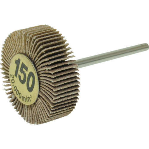 ヤナセ　軸付フラップホイール　３０ｘ１０ｘ３　＃１５０　UF301038　10 本