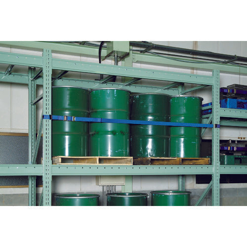 ＯＨ　落下・転倒防止用品　タナガード　幅５０ｍｍ　ナイロンベルト　カムバックル　ループベルト　Ｍサイズ　間口１８００ｍｍ　5NB-M18　1 本