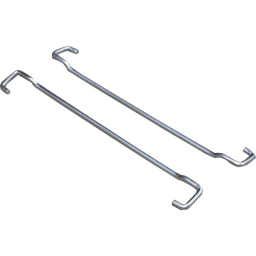 リス　コンテナ用部材　１１６８７７　メッシュコンテナプラスケットＮｏ．４８０用ステンレス製ステッキング金具　青　11687-7　1 Ｓ