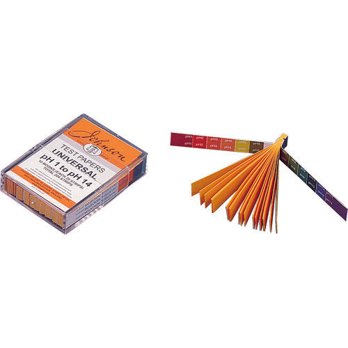 KENIS Book-style pH Test Paper 3-138-0022 1 box