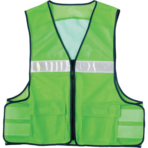 アイトス　メッシュゼッケンベスト　ＡＺ８７００　グリーン　フリー　AZ8700-005-F　1 着