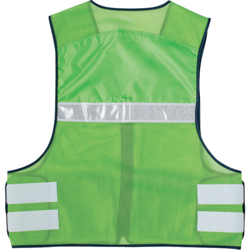 アイトス　メッシュゼッケンベスト　ＡＺ８７００　グリーン　フリー　AZ8700-005-F　1 着