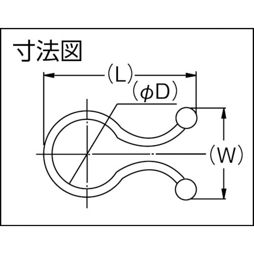 品川商工　ツイストクリップ　（１００個入）　TCR-05T　1 袋