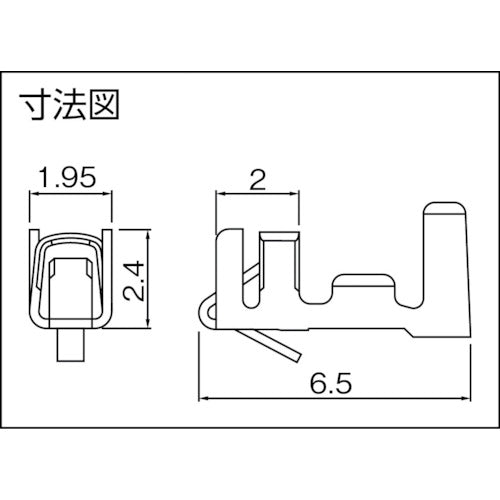 ＪＳＴ　ＸＨコネクタ用コンタクト　　（１００個入）　BXH-001T-P0.6　1 袋