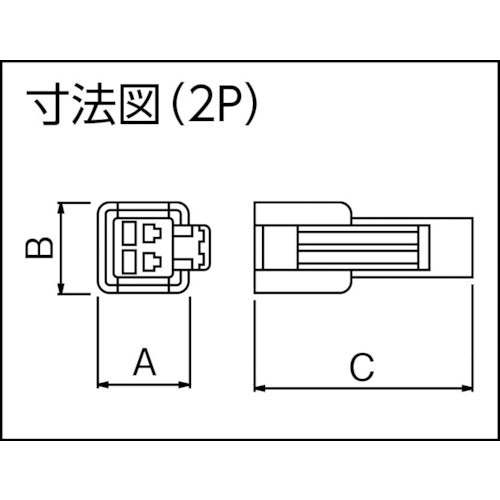 ＪＳＴ　ＳＭコネクタ用ハウジング　リセプタクル　１００個入り　SMR-02V-N　1 袋
