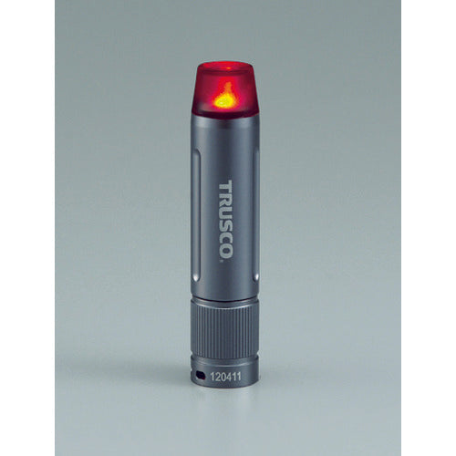 TRUSCO [Sold out and discontinued] LED signal light (for AAA batteries) Gray SGL-T4 1 unit