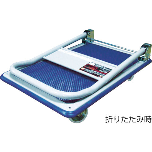 ＴＲＵＳＣＯ　プレス製台車　ドンキーカート　折りたたみ式７４０×４８０　101N　1 台