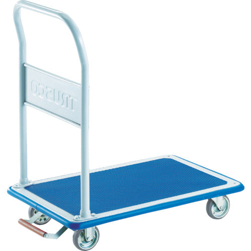 TRUSCO Press-made dolly Donkey cart Fixed type 740 x 480 with pin-type fixed wheel stopper 108NKB 1 unit