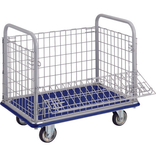 ＴＲＵＳＣＯ　プレス製台車　ドンキーカート　金網付９１５×６１５　307N　1 台