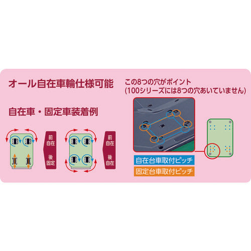 ＴＲＵＳＣＯ　プレス製台車　ドンキーカート　折りたたみ式ワイドハンドル７４０×４８０　WD150N　1 台