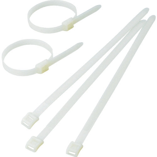 ＴＲＵＳＣＯ　インラインケーブルタイ　９．０×２５５　最大７４　１００本入　TFCV-255　1 袋