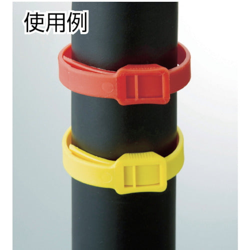 ＴＲＵＳＣＯ　カラーインラインケーブルタイ緑９．０×２５５最大７４　１００本入　TFCVR-255GN　1 袋