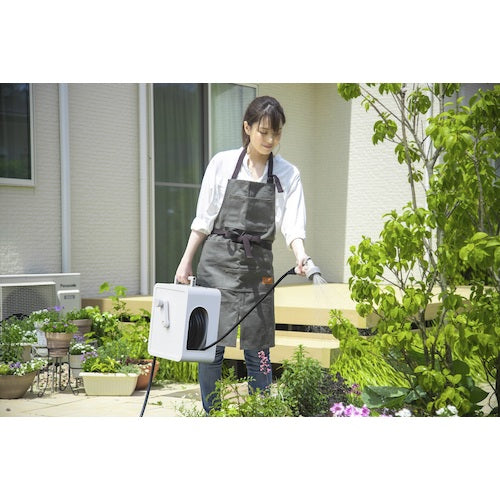 ＩＲＩＳ　２９１５６１　フルカバーコンパクトホースリール２０ｍ　ホワイト　FCH-20M-W　1 台