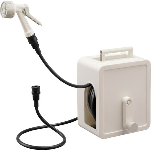 ＩＲＩＳ　２９１５６０　フルカバーコンパクトホースリール１５ｍ　ホワイト　FCH-15M-W　1 台