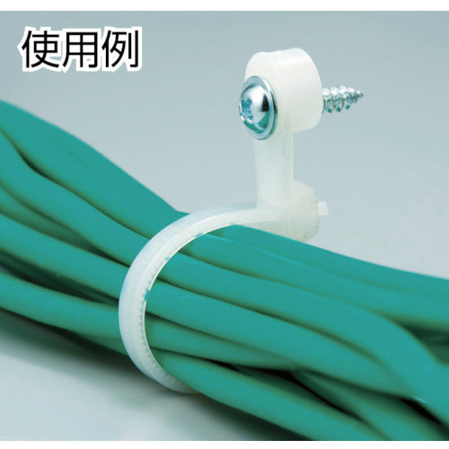 ＴＲＵＳＣＯ　ネジ止めケーブルタイ　４．８ｘ３００　最大８５　Ｍ４　１００本入　TNCV300　1 袋